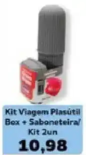 Supermercados Tauste Kit Viagem Plasútil Box + Saboneteira oferta