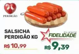 Calvi Supermercados salsicha perdigão kg oferta