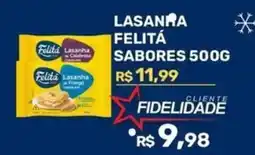 Calvi Supermercados Lasanha felita sabores oferta