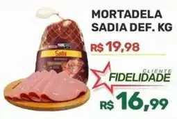 Calvi Supermercados Mortadela sadia def. kg oferta