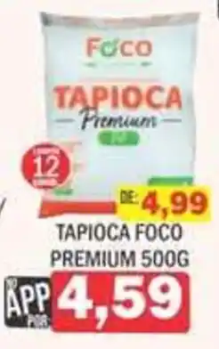 Supermercados Mendonça Tapioca foco premium oferta