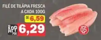 Supermercados Mendonça Filé de tilápia fresca oferta