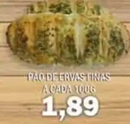 Supermercados Mendonça Pão de ervas finas a capa 100g oferta