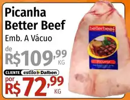 Supermercado Dalben Picanha better beef oferta
