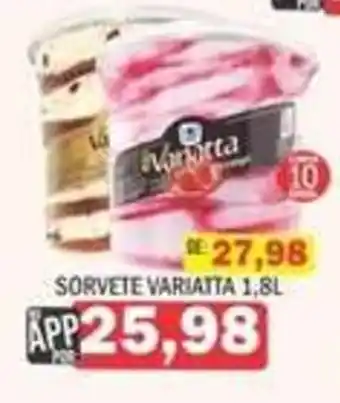 Supermercados Mendonça Sorvete variatta oferta