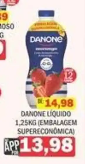 Supermercados Mendonça Danone líquido oferta