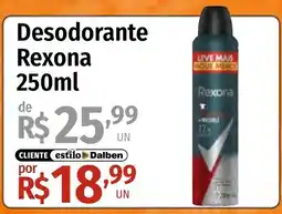 Supermercado Dalben Desodorante rexona oferta