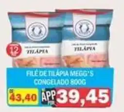 Supermercados Mendonça File de tilápia megg's oferta