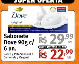 Supermercado Dalben Sabonete dove original oferta