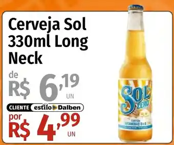 Supermercado Dalben Cerveja Sol Long Neck oferta