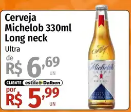 Supermercado Dalben Cerveja michelob 330ml long neck ultra oferta