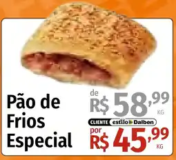 Supermercado Dalben Pão de Frios Especial oferta