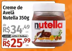 Supermercado Dalben Creme de Avelã Nutella oferta