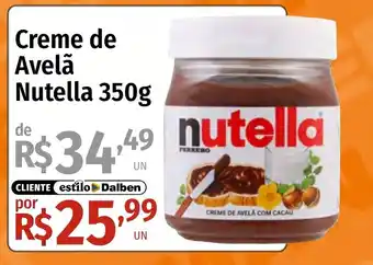 Supermercado Dalben Creme de Avelã Nutella oferta