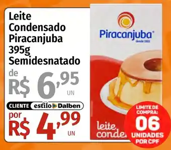 Supermercado Dalben Leite condensado piracanjuba semidesnatado oferta