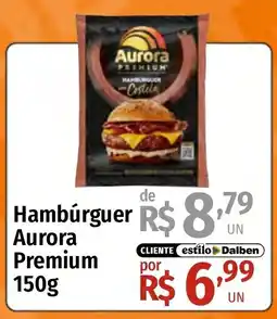 Supermercado Dalben Hambúrguer Aurora Premium oferta