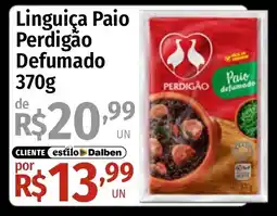Supermercado Dalben Linguiça Paio Perdigão Defumado oferta