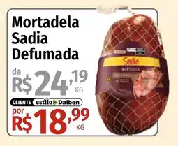 Supermercado Dalben Mortadela Sadia Defumada oferta