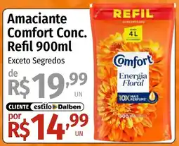 Supermercado Dalben Amaciante comfort conc. refil oferta