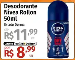 Supermercado Dalben Desodorante nivea rollon oferta