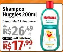 Supermercado Dalben Shampoo Huggies oferta