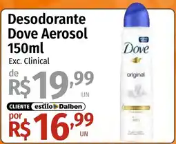Supermercado Dalben Desodorante Dove Aerosol oferta