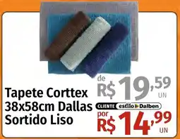 Supermercado Dalben Tapete Corttex Dalllas Sortido Liso oferta
