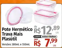 Supermercado Dalben Pote Hermético Trava Mais Plasútil oferta