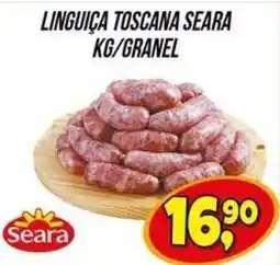 Zattão Supermercado Linguiça Toscana Seara oferta