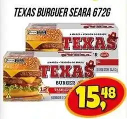 Zattão Supermercado Texas burger seara 672g oferta