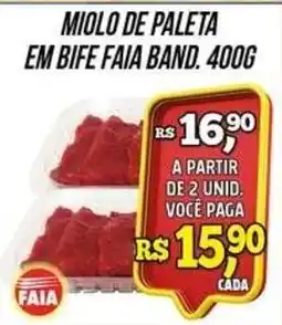 Zattão Supermercado miolo de paleta em bife faia band oferta