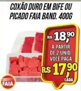 Zattão Supermercado Coxão duro em bife ou picado oferta