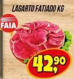 Zattão Supermercado Lagarto fatiado kg oferta