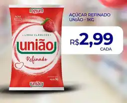 Supermercado Precito Açúcar refinado união oferta