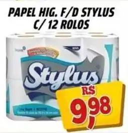 Zattão Supermercado Papel hig. f/d stylus oferta