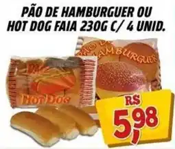 Zattão Supermercado Pão de hamburguer ou hot dog oferta