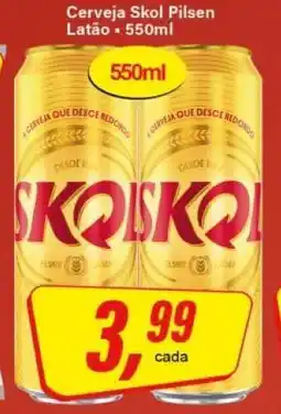 Rede Supermarket Cerveja Skol Pilsen oferta