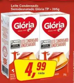 Rede Supermarket Leite Condensado Semidesnatado Glória TP oferta