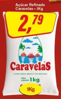 Rede Supermarket AÇÚCAR REFINADO CARAVELAS oferta
