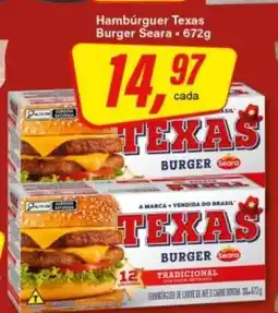 Rede Supermarket Hambúrguer Texas oferta