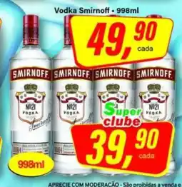 Rede Supermarket Vodka Smirnoff oferta