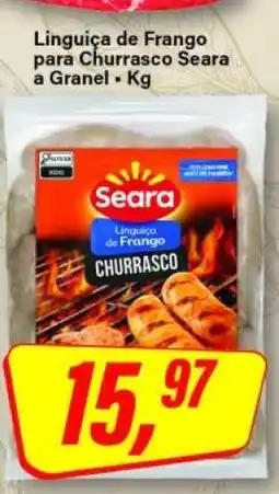 Rede Supermarket Linguiça de Frango para Churrasco Seara a Granel oferta
