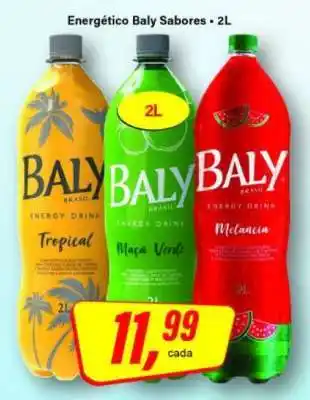 Rede Supermarket Energético Baly Sabores oferta