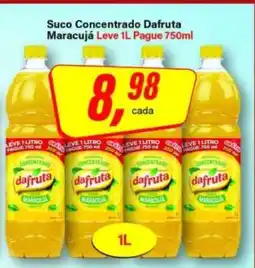 Rede Supermarket Suco Concentrado Dafruta Maracujá oferta