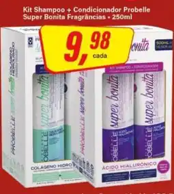 Rede Supermarket Kit Shampoo + Condicionador Probelle Super Bonita Fragrâncias oferta