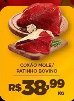 DB Supermercados Coxão mole/ patinho bovino oferta