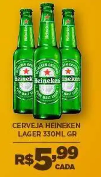 DB Supermercados Cerveja heineken lager oferta