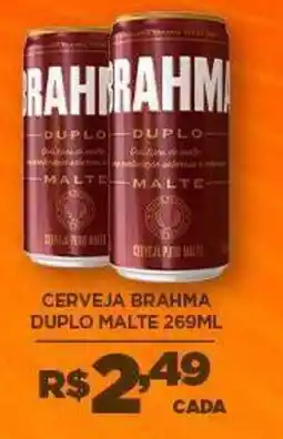 DB Supermercados Cerveja brahma duplo malte oferta