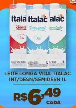 DB Supermercados Leite longa vida italac int/desn/semidesn oferta