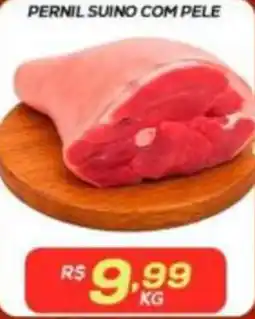 Belem Supermercados Pernil suino com pele oferta